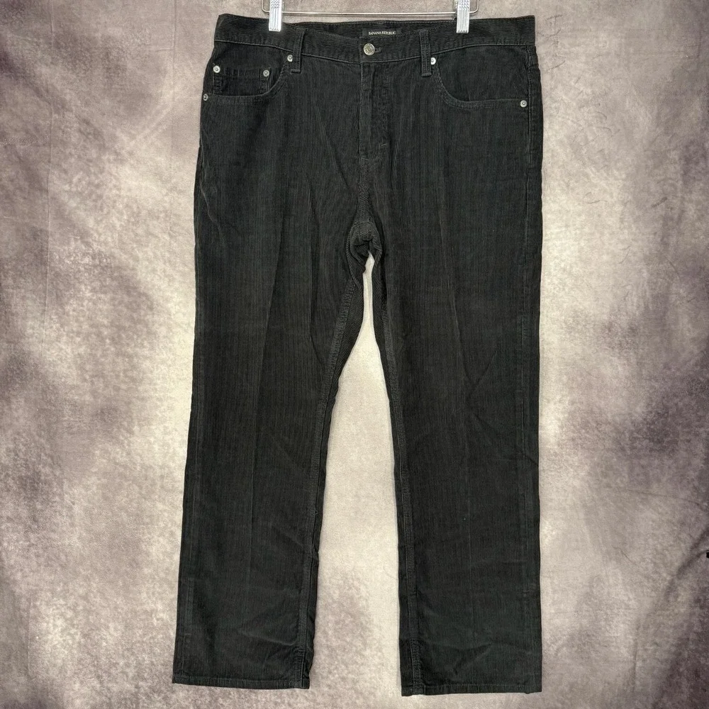 Banana Republic Pants Mens 31x30 Red Corduroy Vintage‎ Straight Pima Cotton